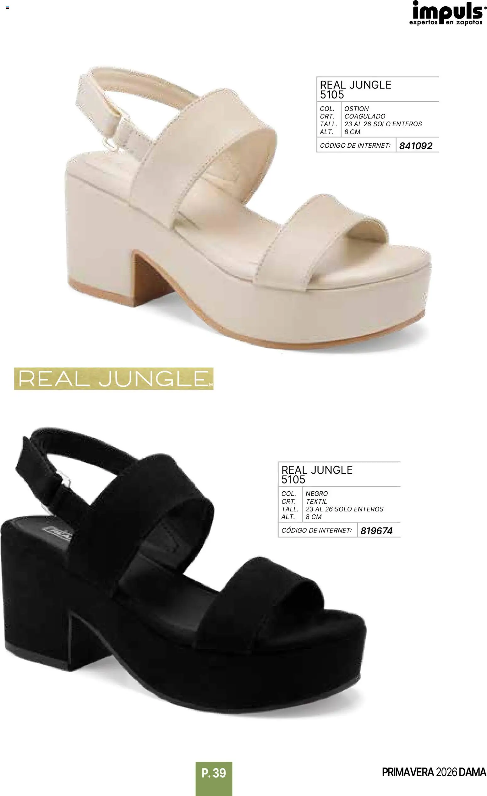 Vista previa las ofertas de la tienda Impuls - Catálogo Primavera desde el 01/01/2026 - Zapatos