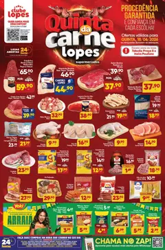 Pré-Visualização do folheto "Lopes Supermercados - Ofertas da semana" da loja Lopes Supermercados válido a partir de 18/06/2026
