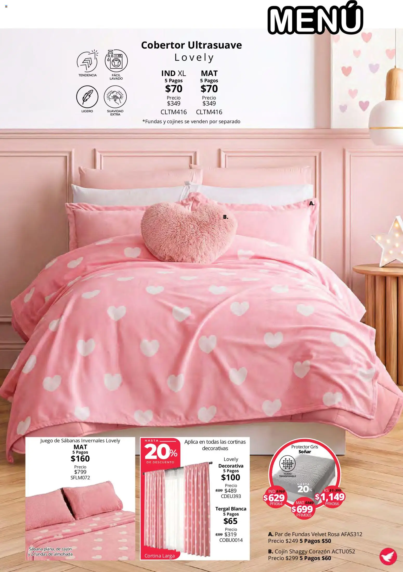Vista previa las ofertas de la tienda Colchas Concord - Colchas Concord catálogo Colección Cobertor Calor de Hogar desde el 15/10/2026 