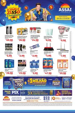 Pré-Visualização do folheto "Assaí Atacadista ofertas - SP" da loja Assaí Atacadista válido a partir de 09/10/2026