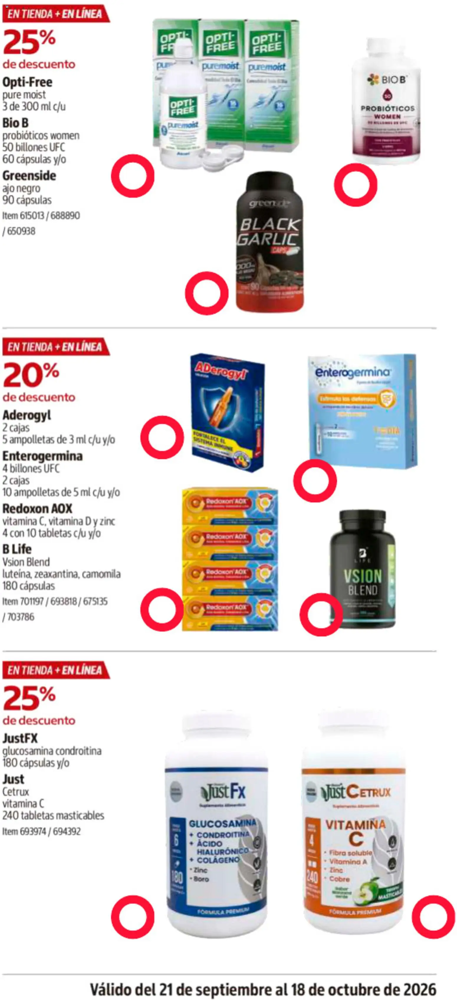 Vista previa las ofertas de la tienda Costco - Costco catálogo desde el 21/09/2026 - Probióticos, Ajo, Cápsulas, Puré