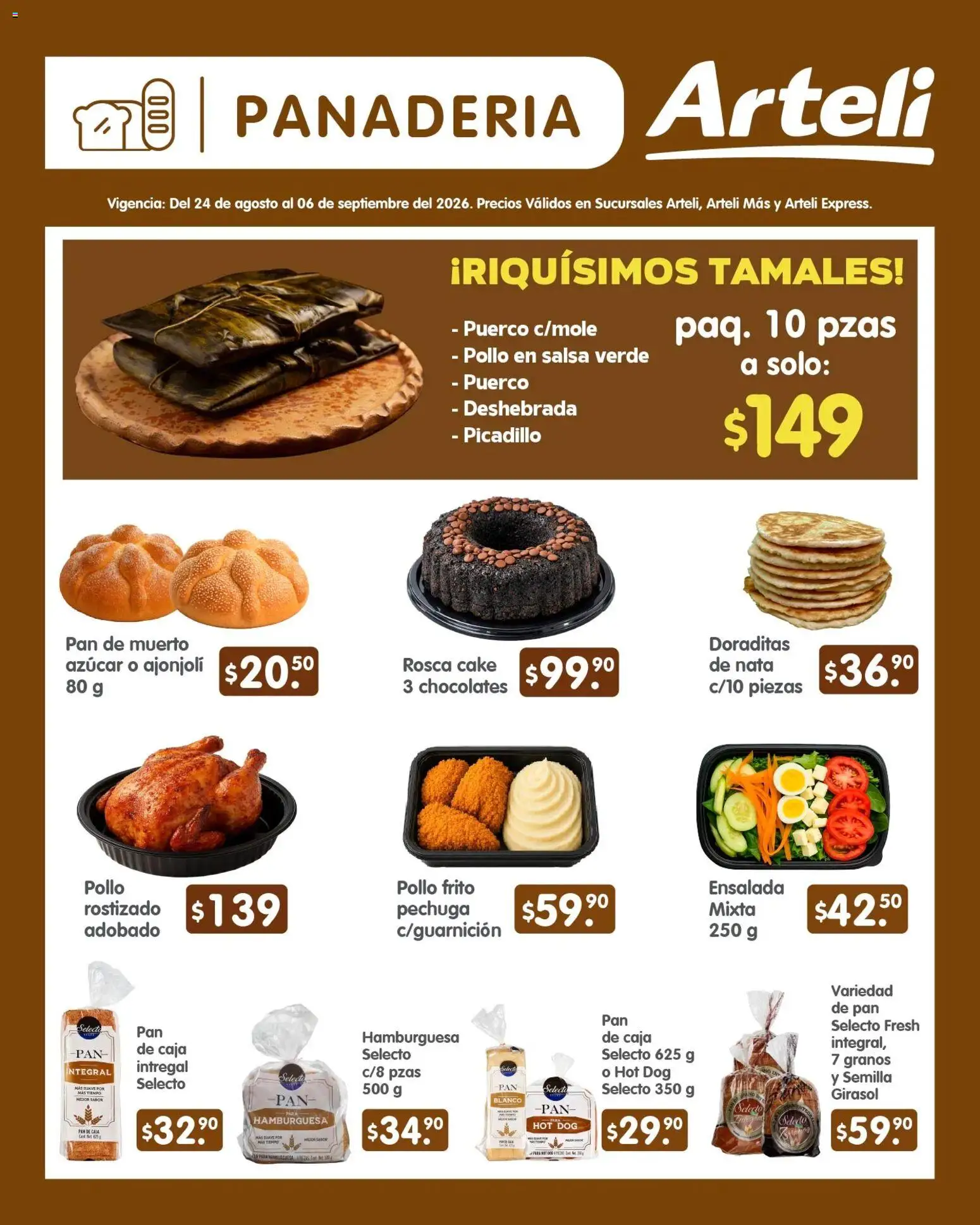 Vista previa las ofertas de la tienda Arteli - Arteli folleto Quincenal desde el 24/08/2026 