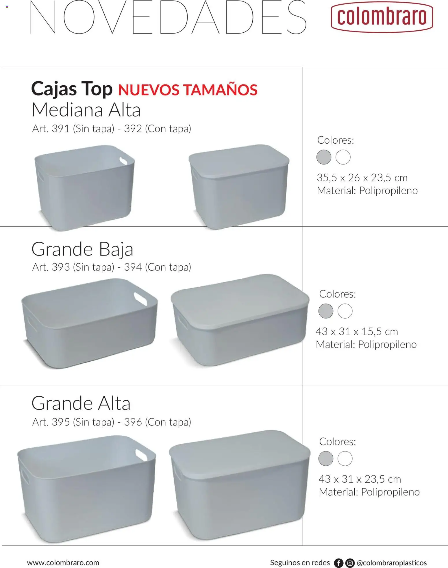 Vista previa del folleto de la tienda Colombraro válido desde el 01/09/2026 