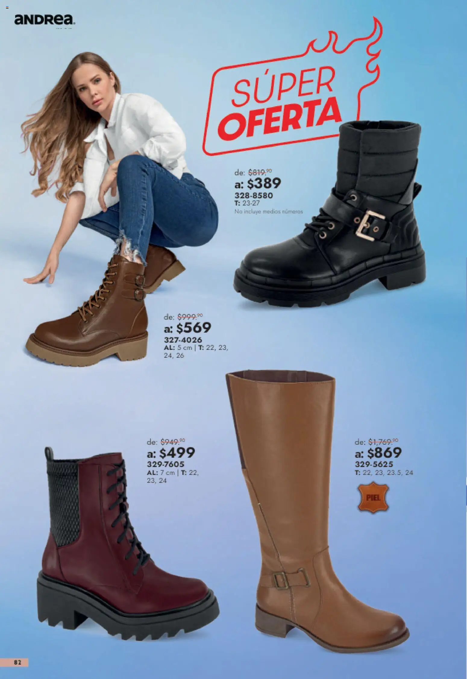 Vista previa las ofertas de la tienda Andrea - Andrea catálogo Outlet desde el 26/07/2026 