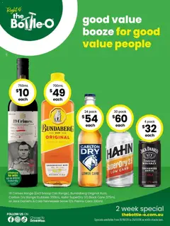 Preview of catalogue The Bottle-O catalogue Yarra Junction from shop The Bottle-O valid 12/10/2026