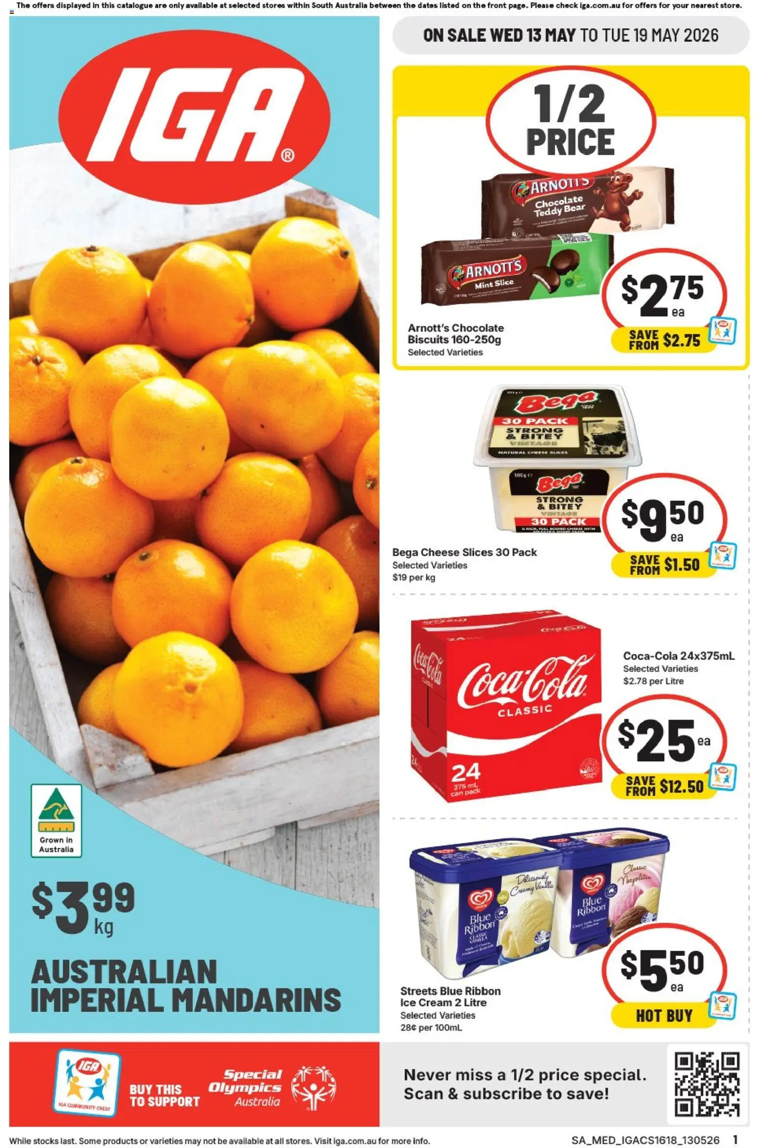 Preview of catalogue IGA catalogue SA from shop IGA valid 13/05/2026