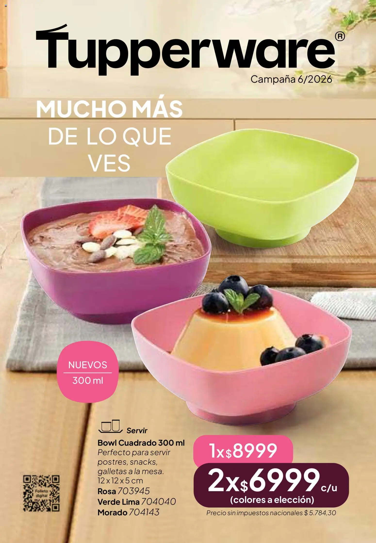 Tupperware folleto del 09/03/2026 Online