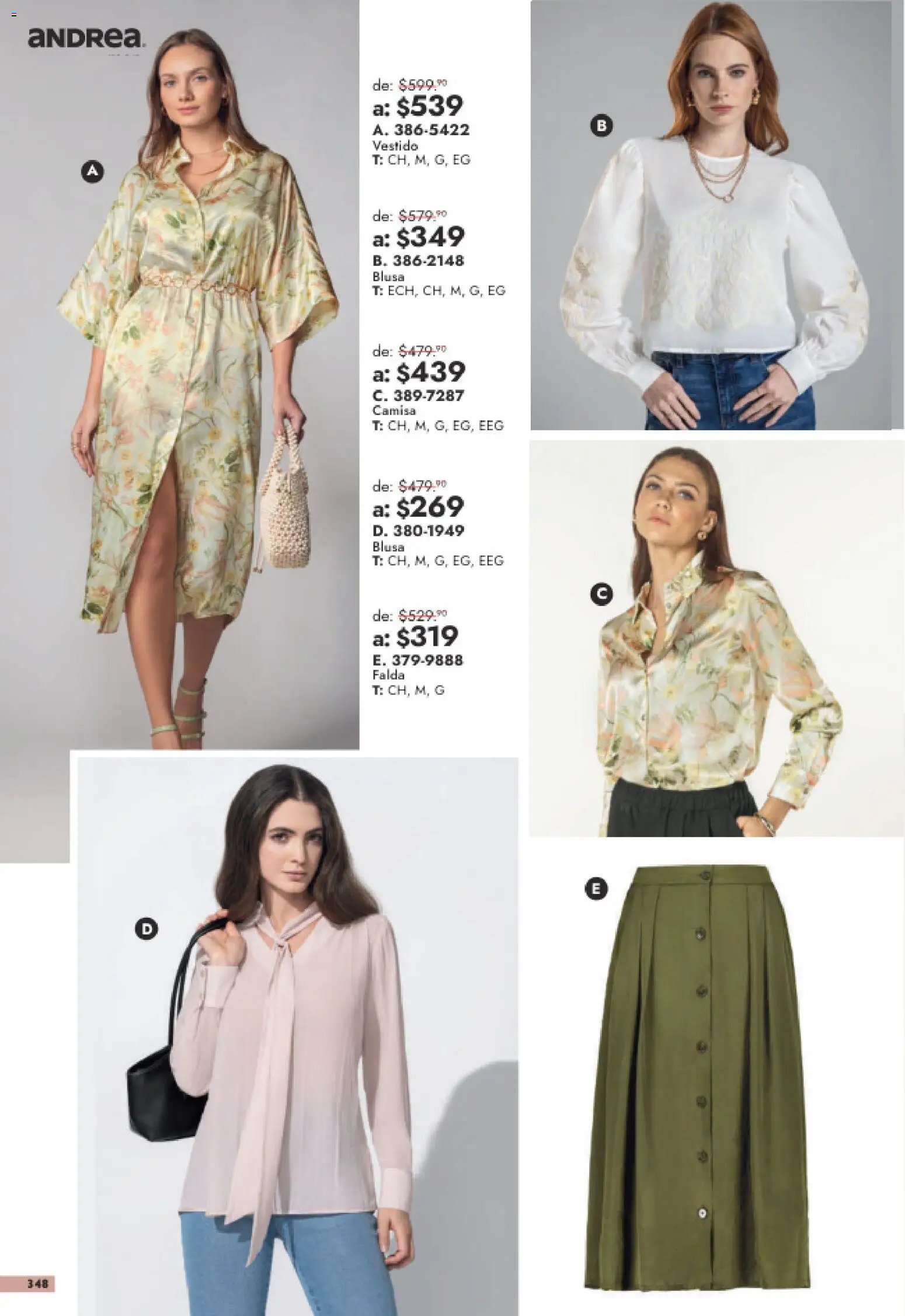 Vista previa las ofertas de la tienda Andrea - Andrea catálogo Outlet desde el 26/07/2026 