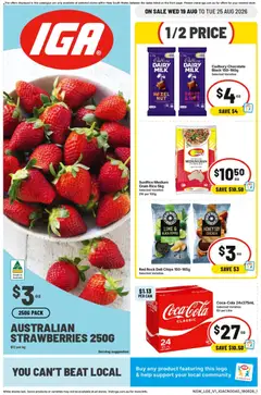 Preview of catalogue IGA catalogue NSW from shop IGA valid 19/08/2026