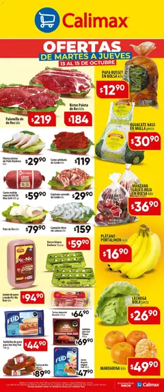 Vista previa las ofertas de la tienda Calimax - Calimax - Ofertas Martes y Jueves desde el 13/10/2026 