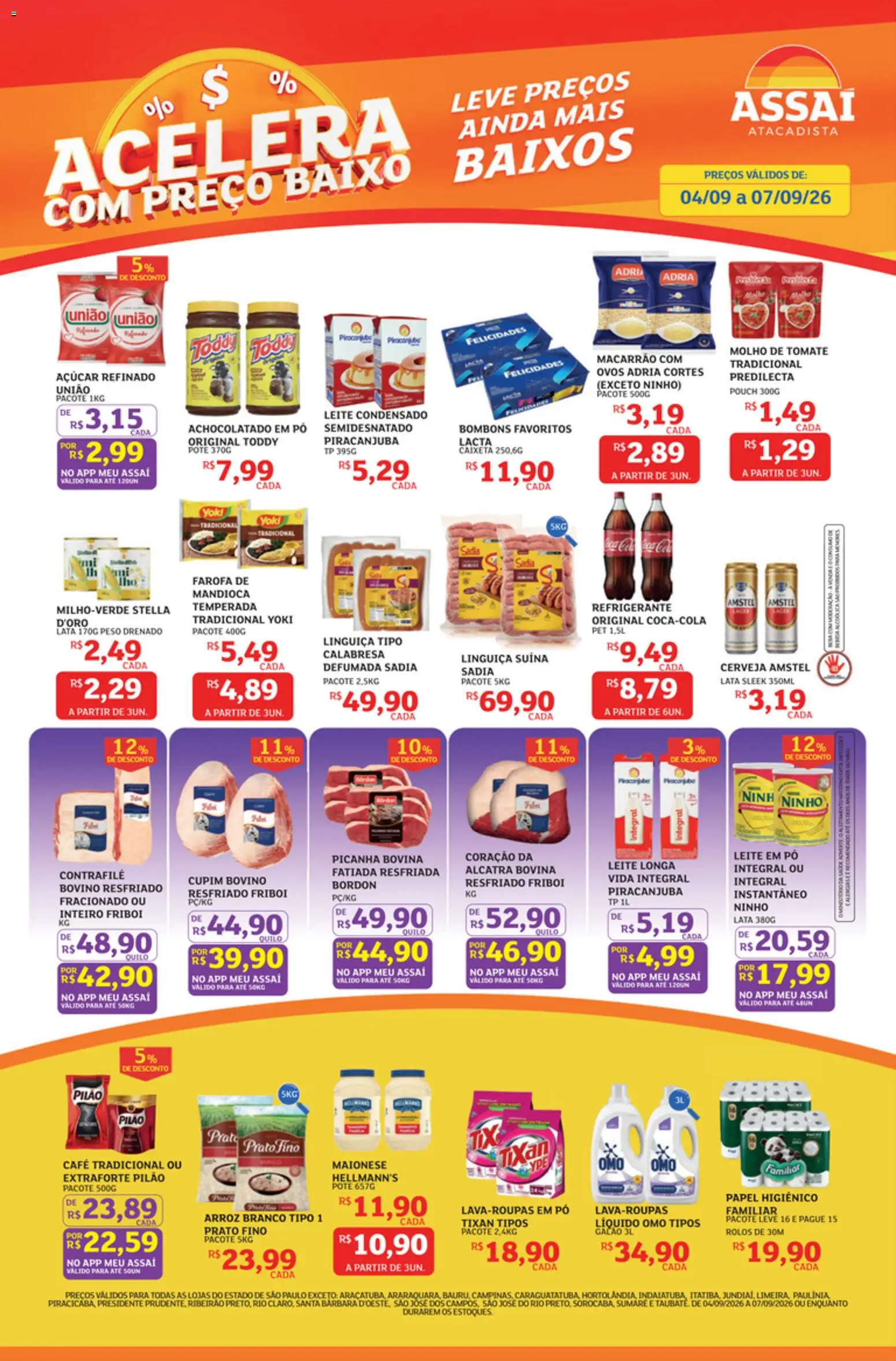 Pré-Visualização do folheto "Assaí Atacadista ofertas" da loja Assaí Atacadista válido a partir de 04/09/2026