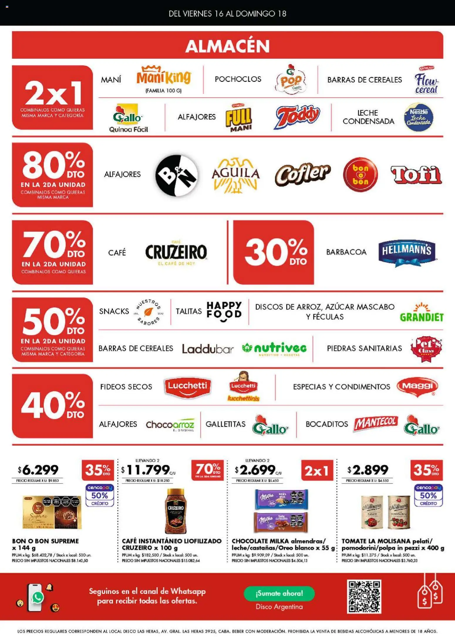 Vista previa del folleto de la tienda Disco válido desde el 16/10/2026 