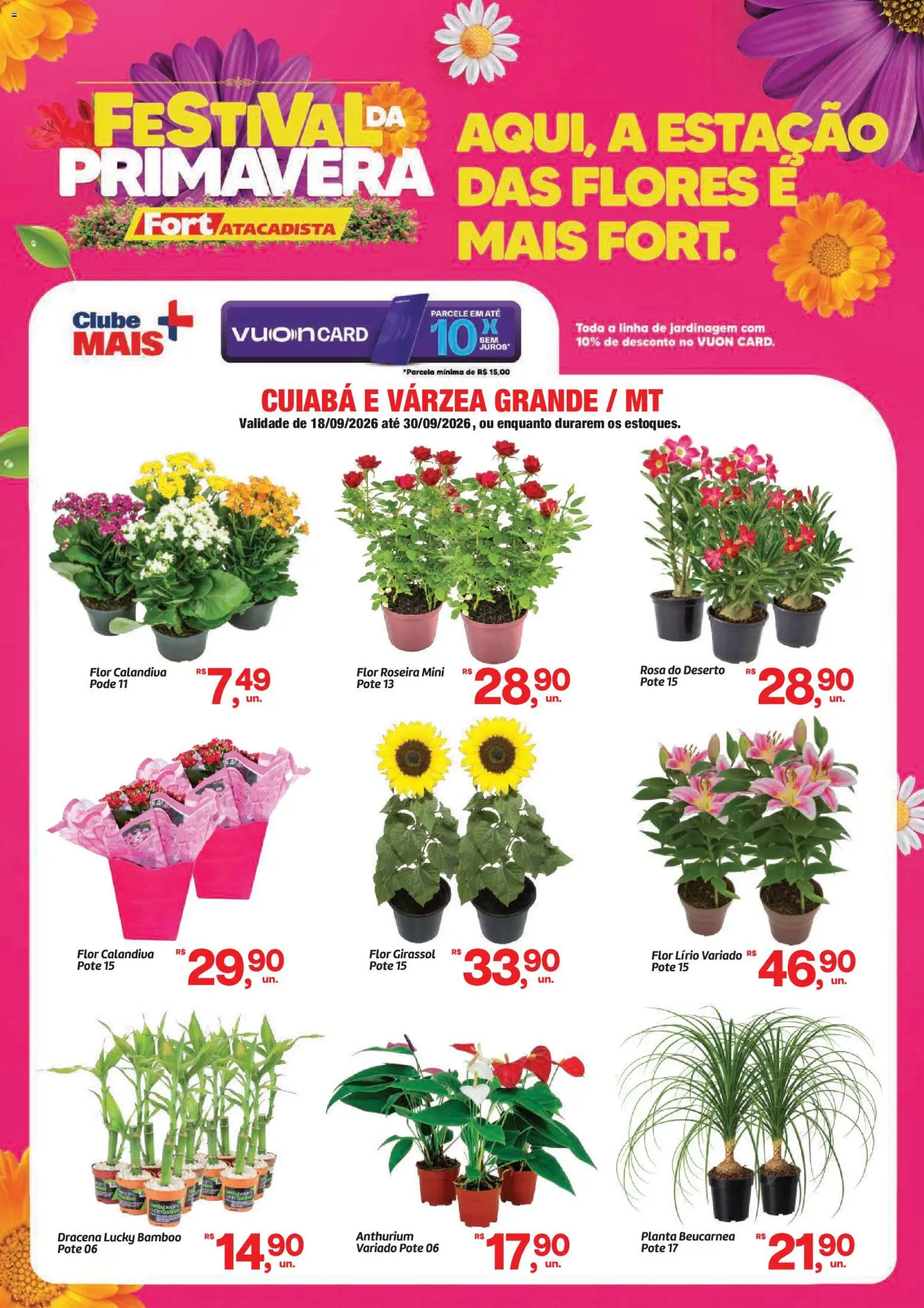Pré-Visualização do folheto "Fort Atacadista ofertas Festival de Primavera" da loja Fort Atacadista válido a partir de 18/09/2026