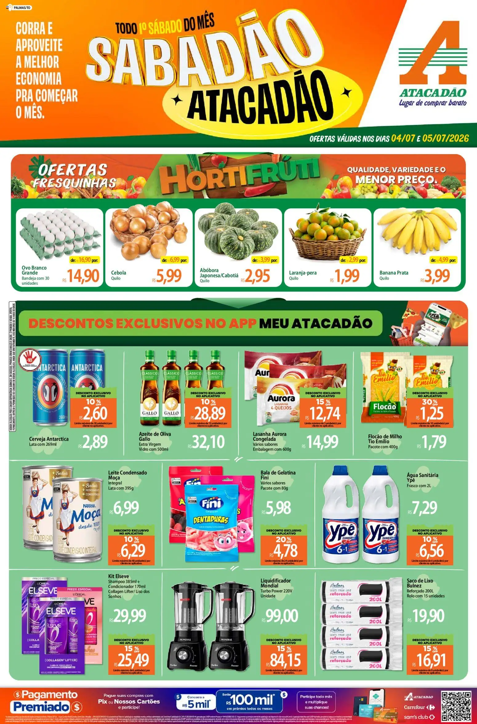 Pré-Visualização do folheto "Atacadão ofertas - TO" da loja Atacadão válido a partir de 04/07/2026