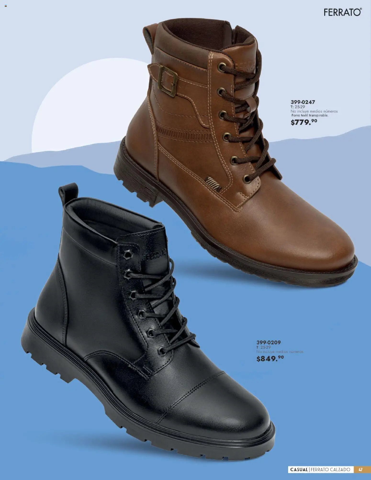 Vista previa las ofertas de la tienda Andrea - Andrea catálogo Calzado Caballero desde el 23/08/2026 