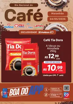 Pré-Visualização do folheto "Mateus ofertas Boa do App Café" da loja Mateus válido a partir de 24/05/2026