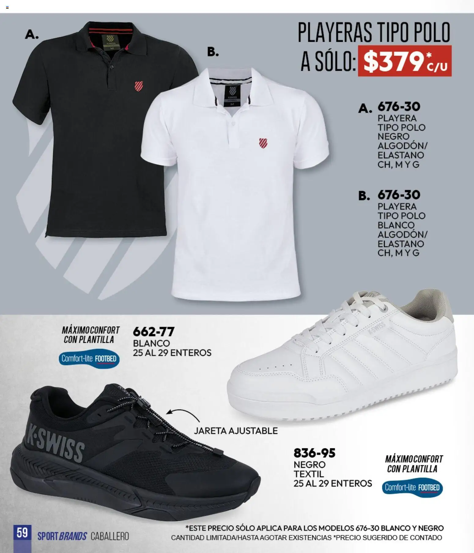 Vista previa las ofertas de la tienda Cklass - Cklass catálogo Sportbrands Verano Caballero desde el 05/03/2026 - Playera