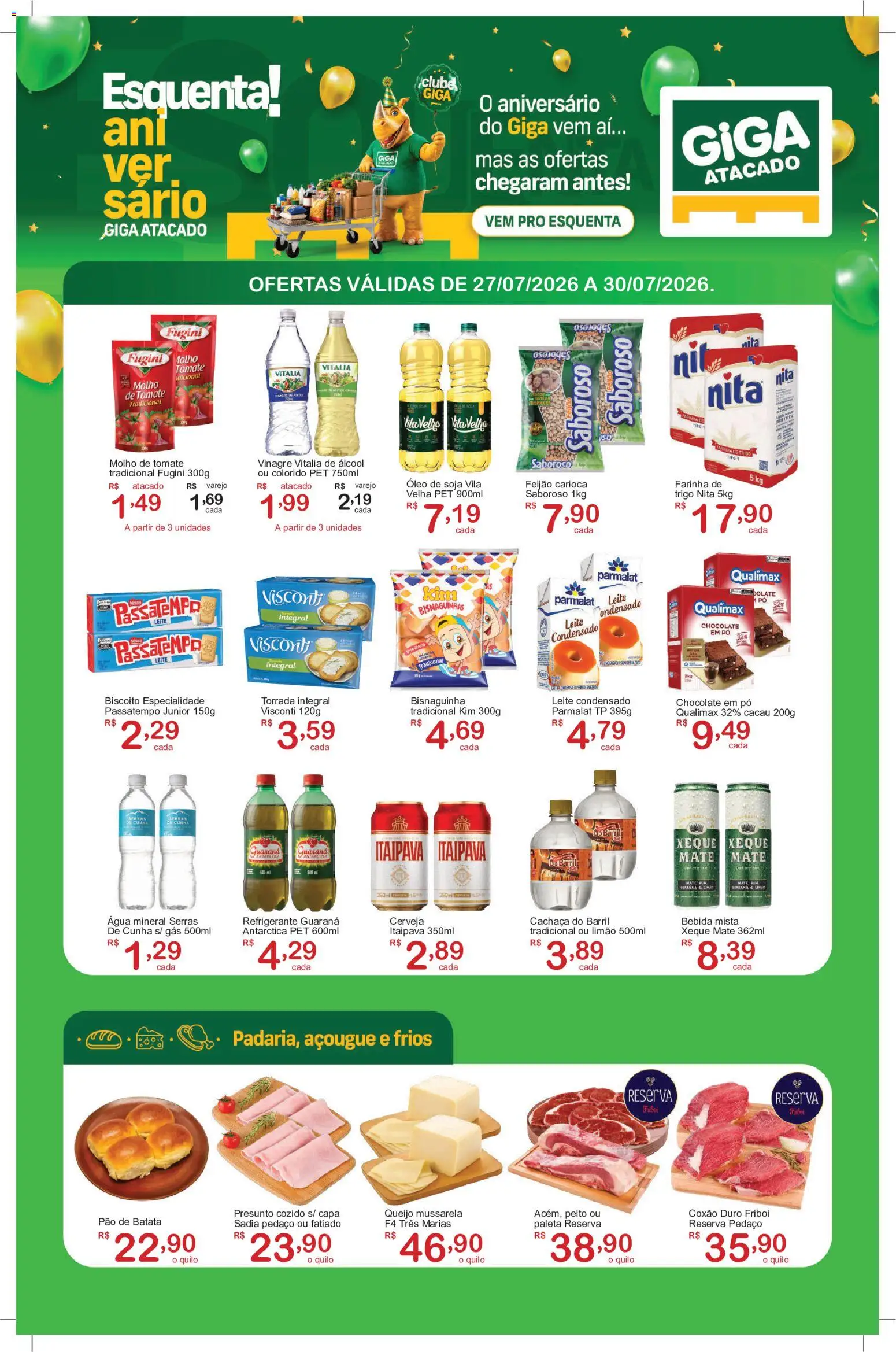 Pré-Visualização do folheto "GIGA Atacado - Ofertas da semana" da loja GIGA Atacado válido a partir de 27/07/2026