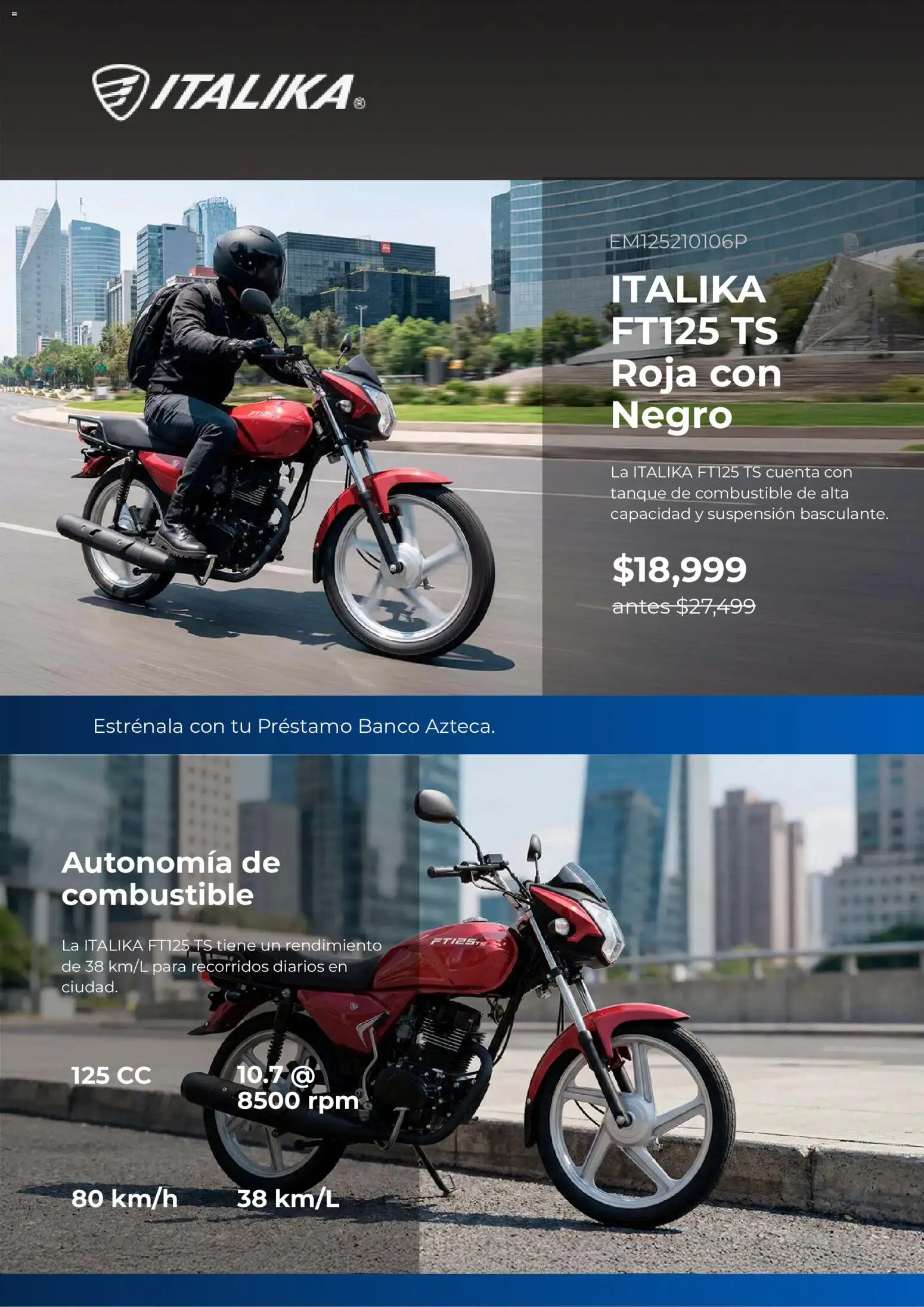 Vista previa las ofertas de la tienda Italika - Italika catálogo desde el 17/10/2026 