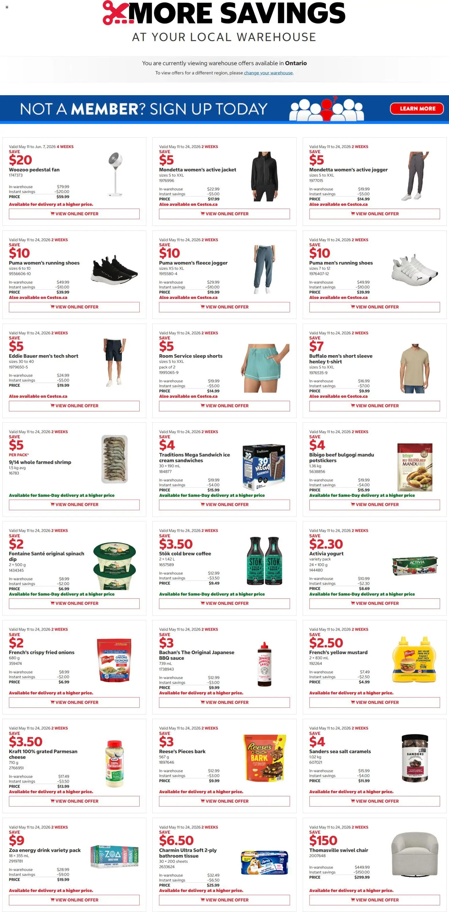 Preview of leaflet Costco weekly flyer from shop Costco is valid from May 11, 2026