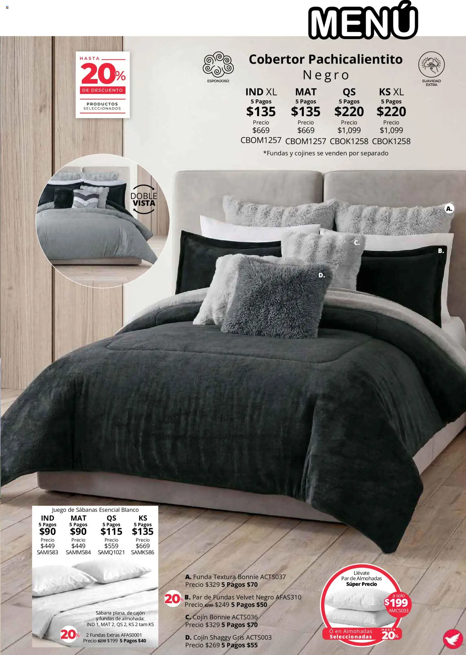Vista previa las ofertas de la tienda Colchas Concord - Colchas Concord catálogo Colección Cobertor desde el 01/08/2026 