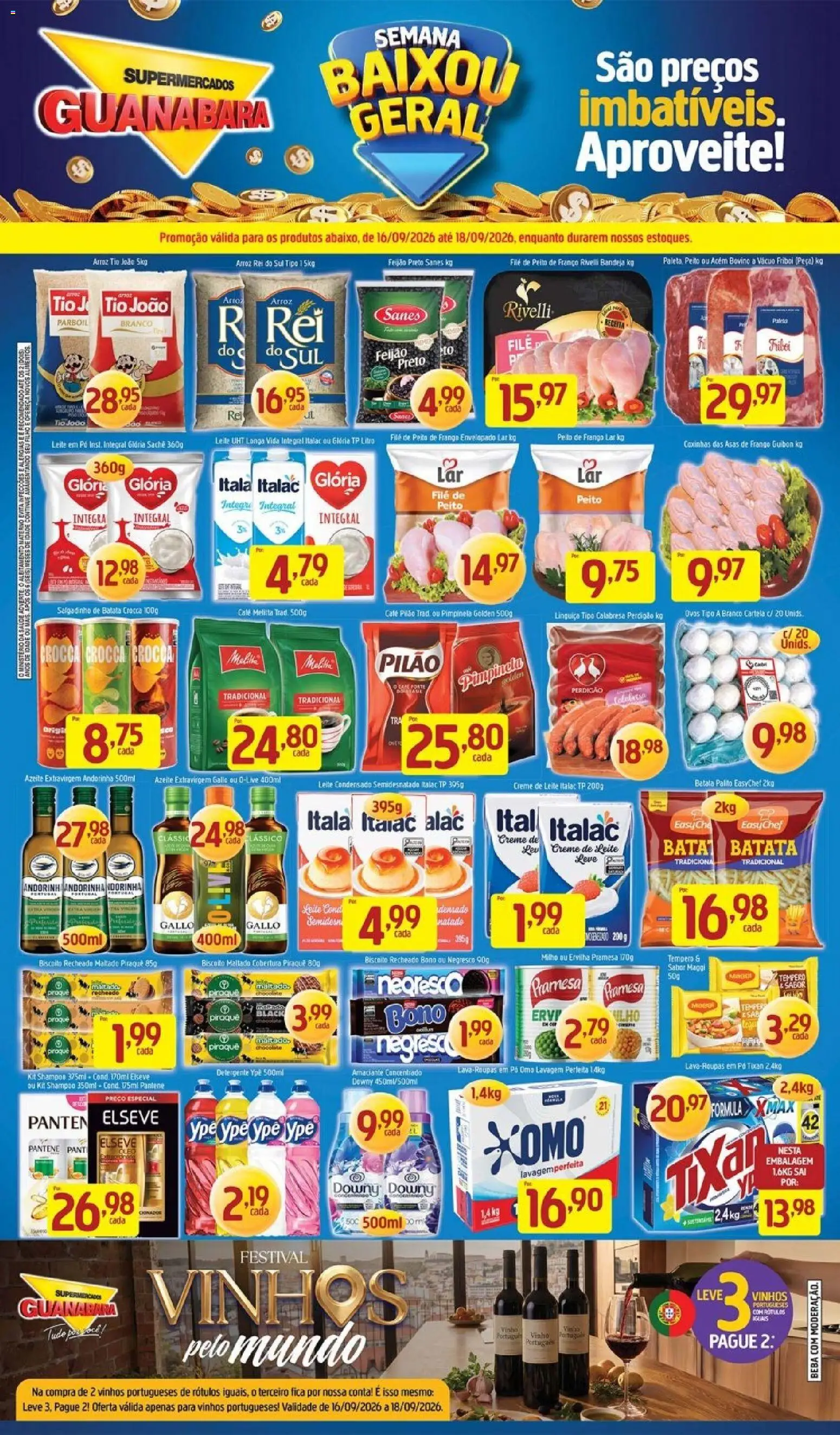 Pré-Visualização do folheto "Guanabara promoção" da loja Supermercados Guanabara válido a partir de 16/09/2026
