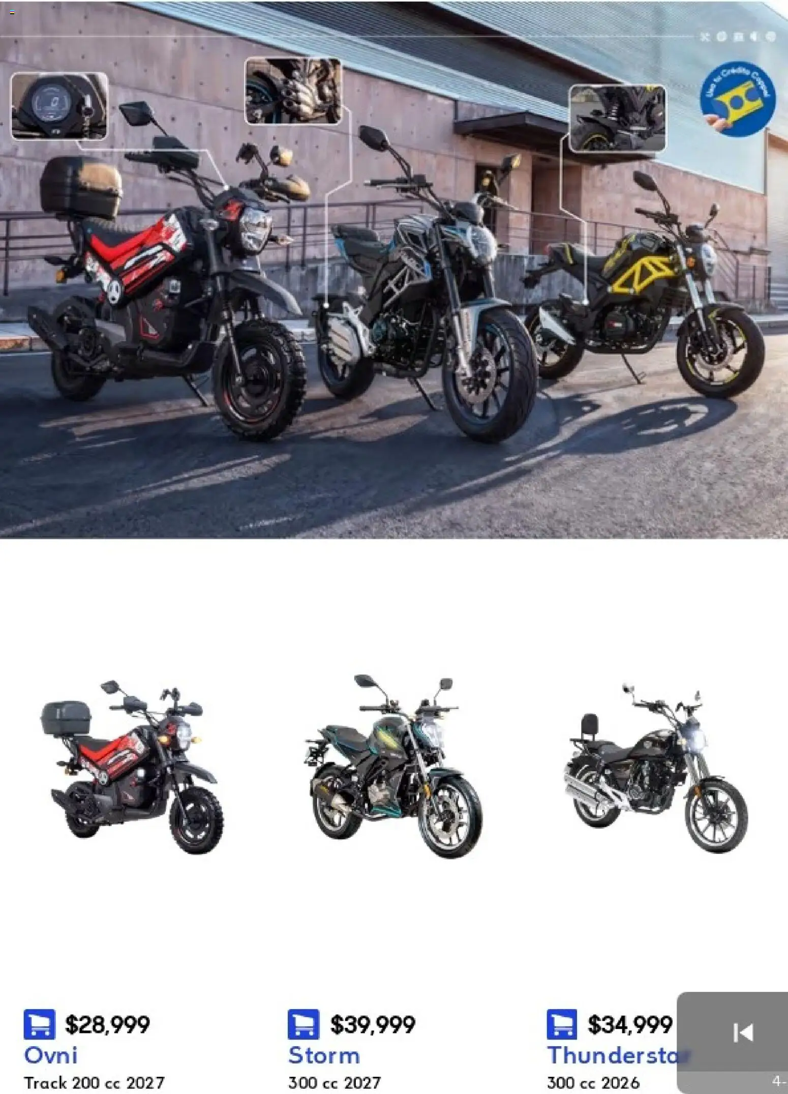 Vista previa las ofertas de la tienda Coppel - Coppel catálogo Encuentra todo sobre motos desde el 01/10/2026 