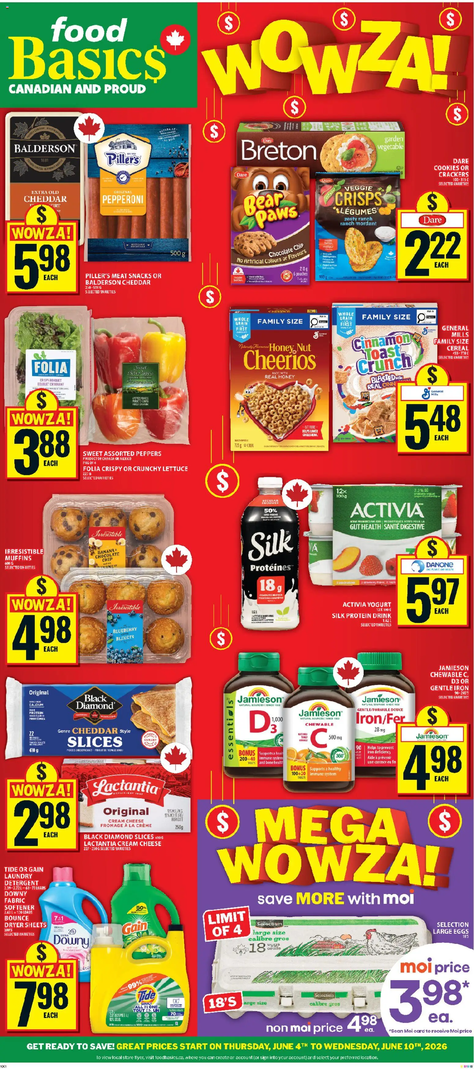 Preview of leaflet Food Basics weekly flyer - Cornwall from shop Food Basics is valid from Jun 04, 2026