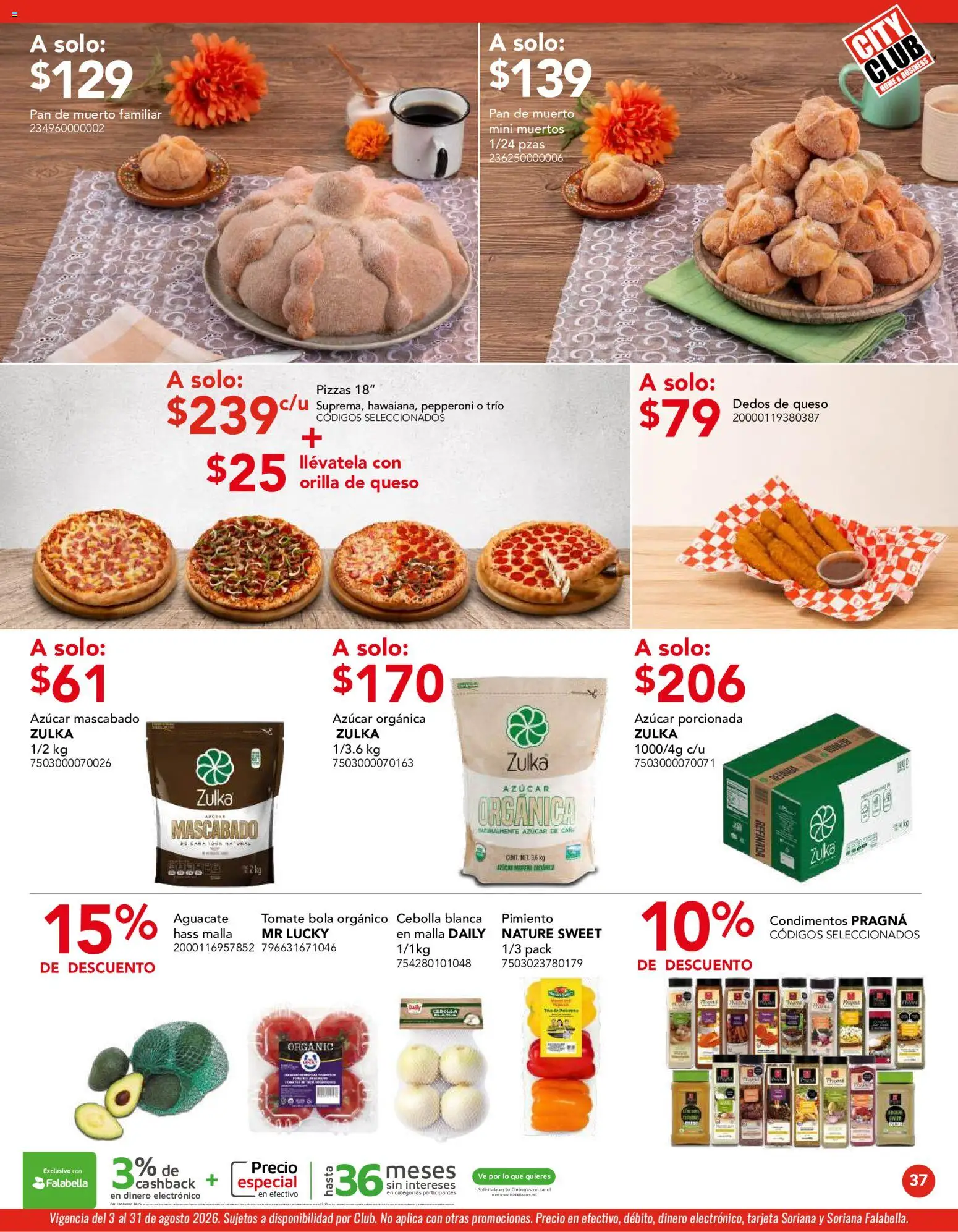 Vista previa las ofertas de la tienda City Club - City Club catálogo desde el 03/08/2026 