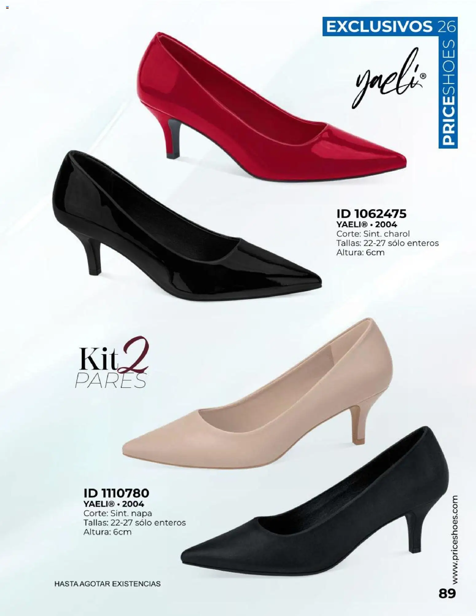 Vista previa las ofertas de la tienda Price Shoes - Price Shoes catálogo Exclusivos desde el 01/10/2026 