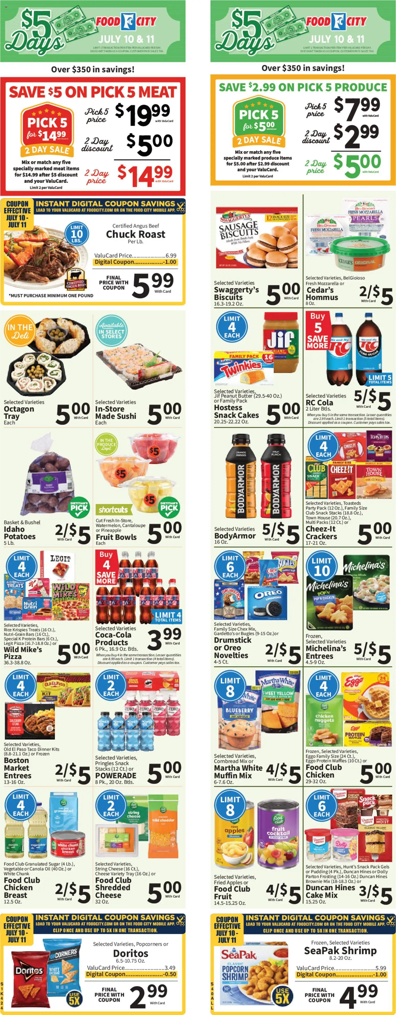 Ad Preview of Food City Food City Weekly Ad from 07/08/2026