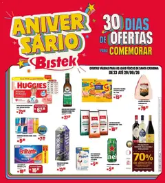 Pré-Visualização do folheto "Bistek Supermercados - Ofertas da semana" da loja Bistek Supermercados válido a partir de 23/09/2026