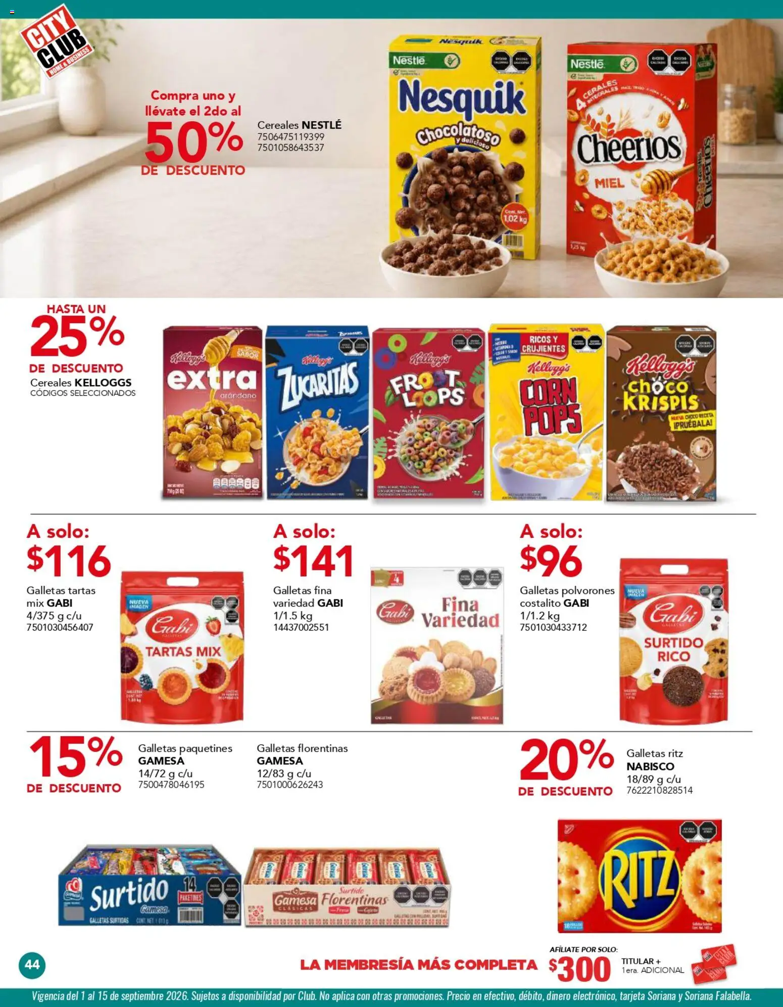 Vista previa las ofertas de la tienda City Club - City Club catálogo desde el 01/09/2026 