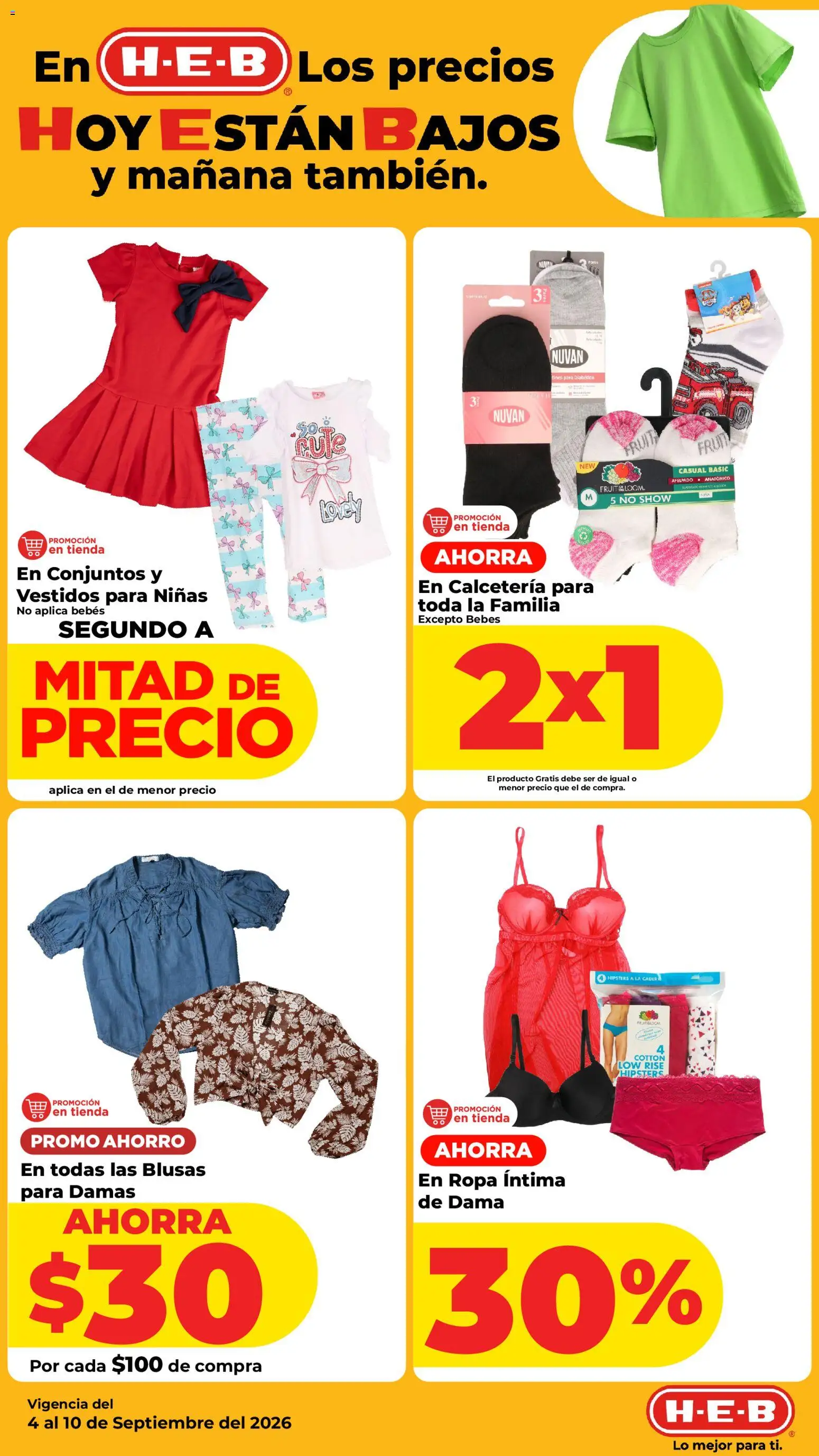 Vista previa las ofertas de la tienda H-E-B - H-E-B folleto desde el 04/09/2026 