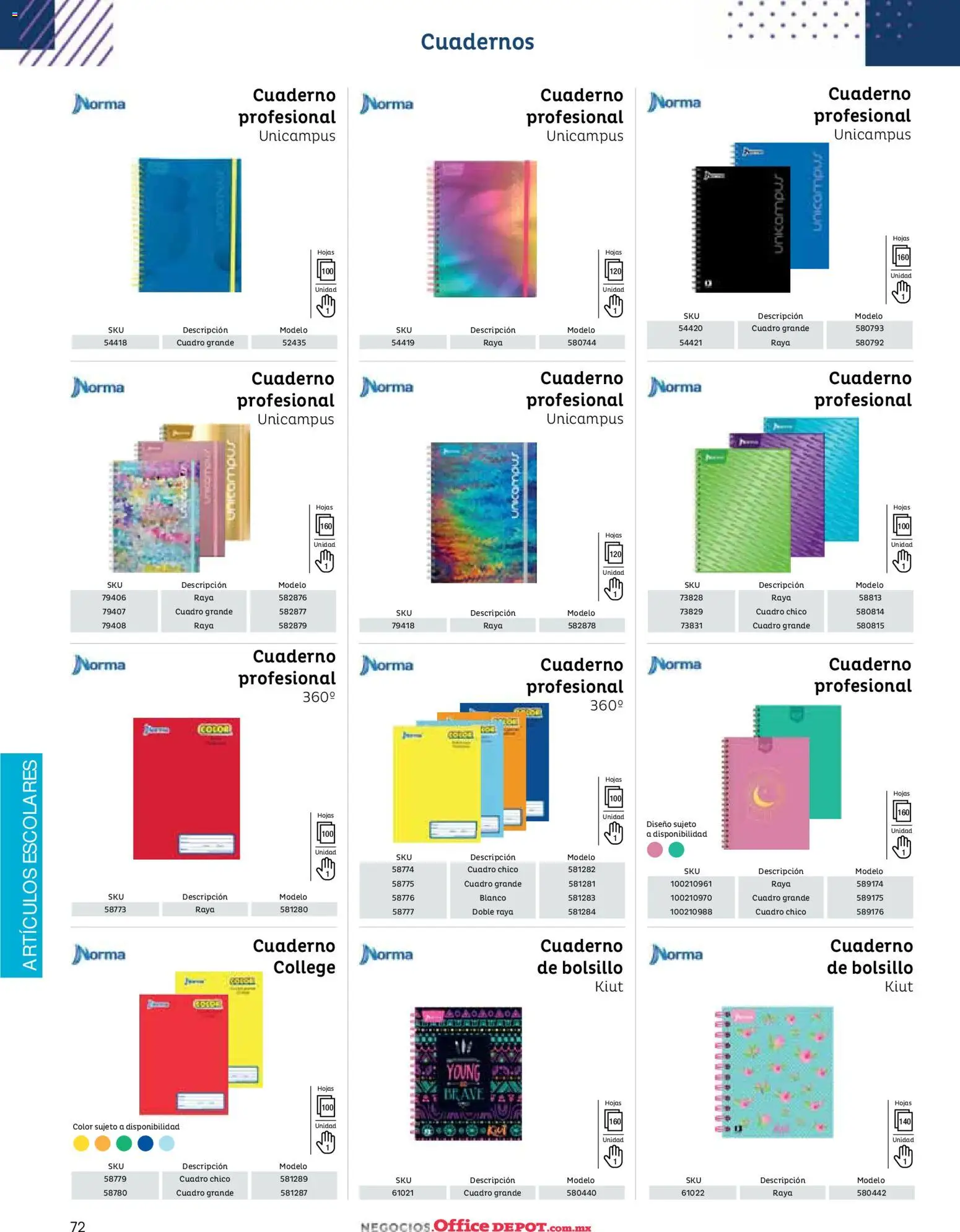 Vista previa las ofertas de la tienda Office Depot - Catálogo 2026 desde el 12/01/2026 