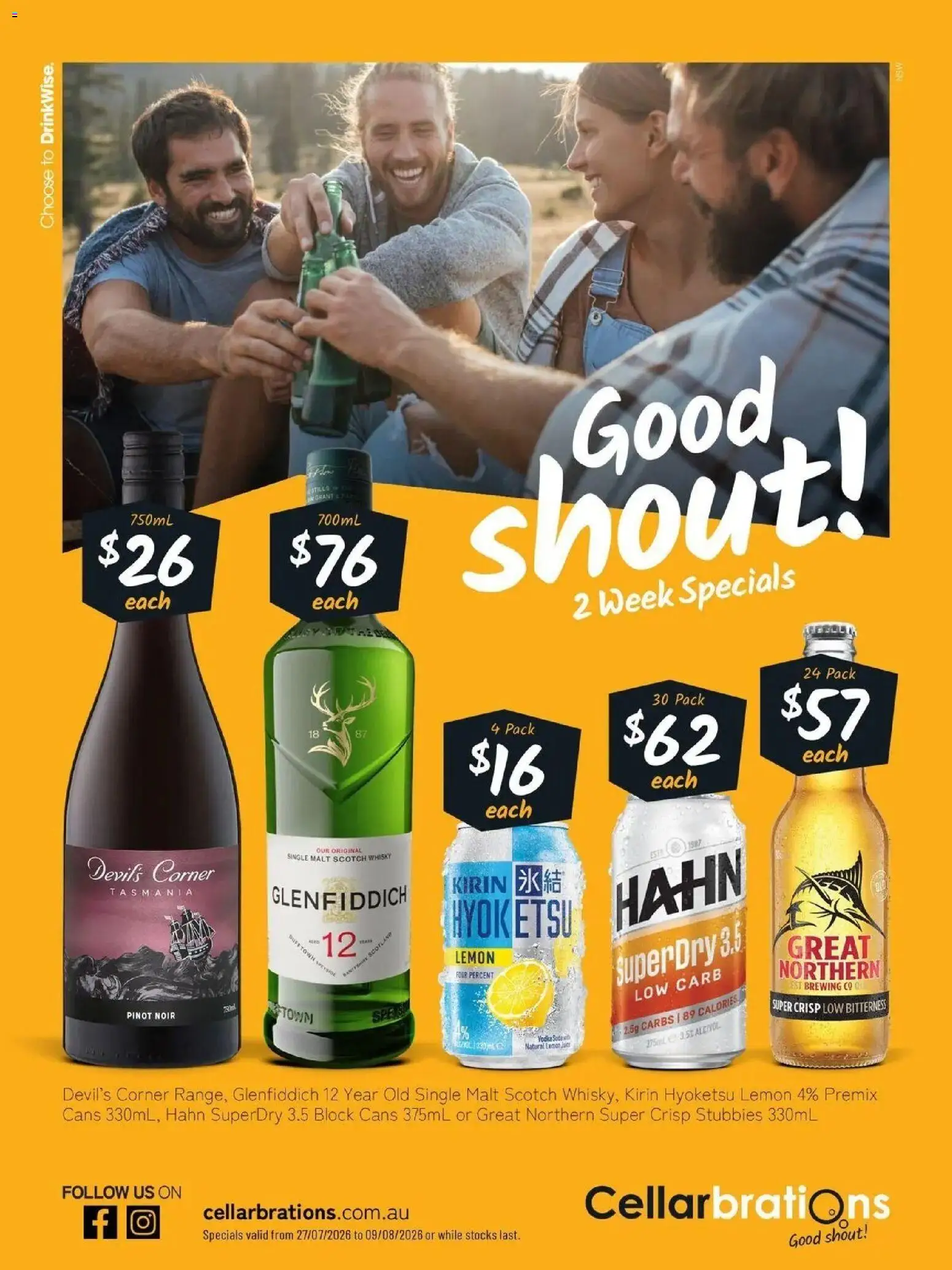 Preview of catalogue Cellarbrations catalogue Newcastle from shop Cellarbrations valid 27/07/2026