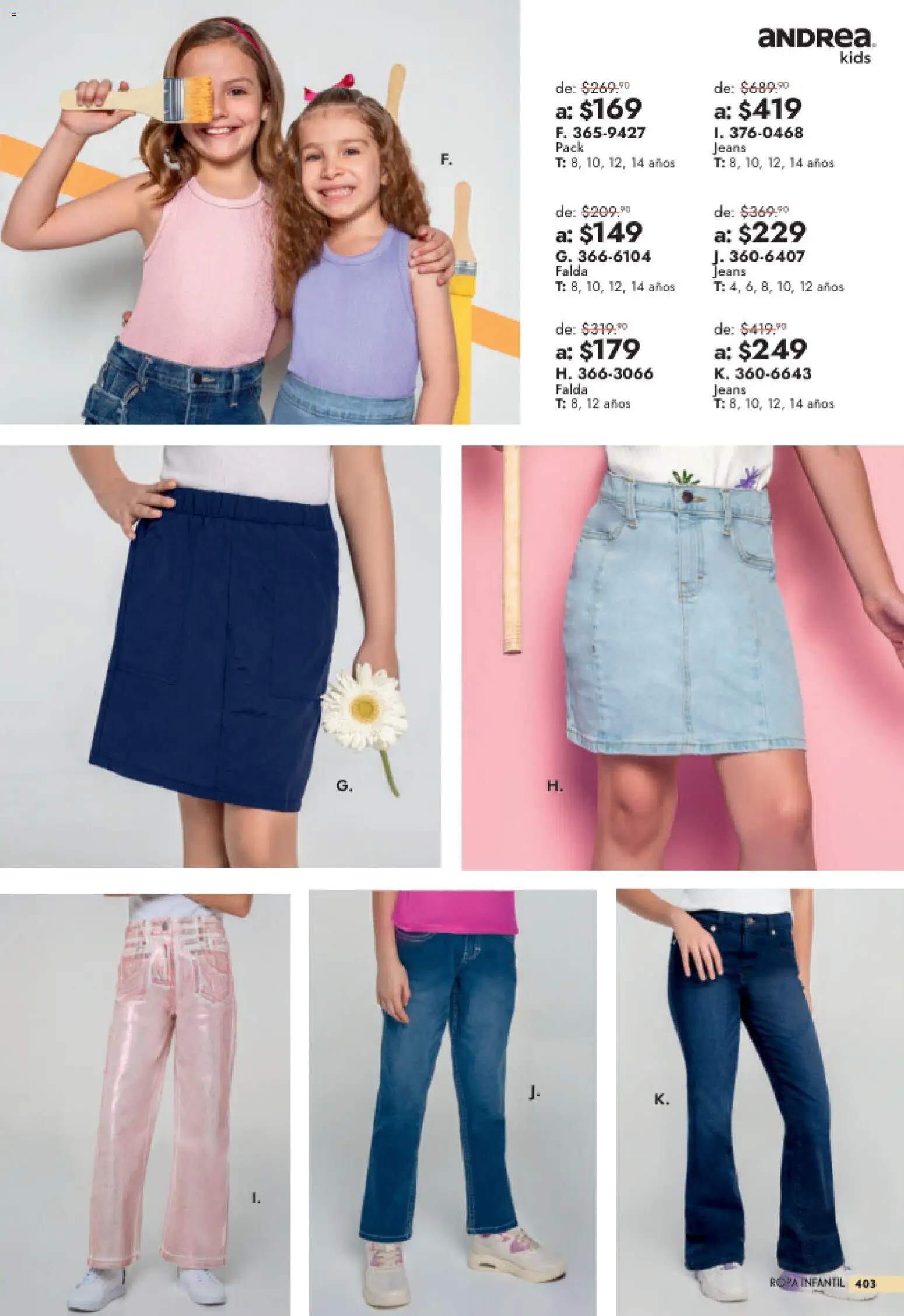 Vista previa las ofertas de la tienda Andrea - Andrea catálogo Outlet desde el 26/07/2026 