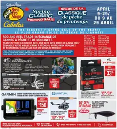 Preview of leaflet Cabelas weekly flyer / circulaire from shop Cabelas is valid from Apr 09, 2026