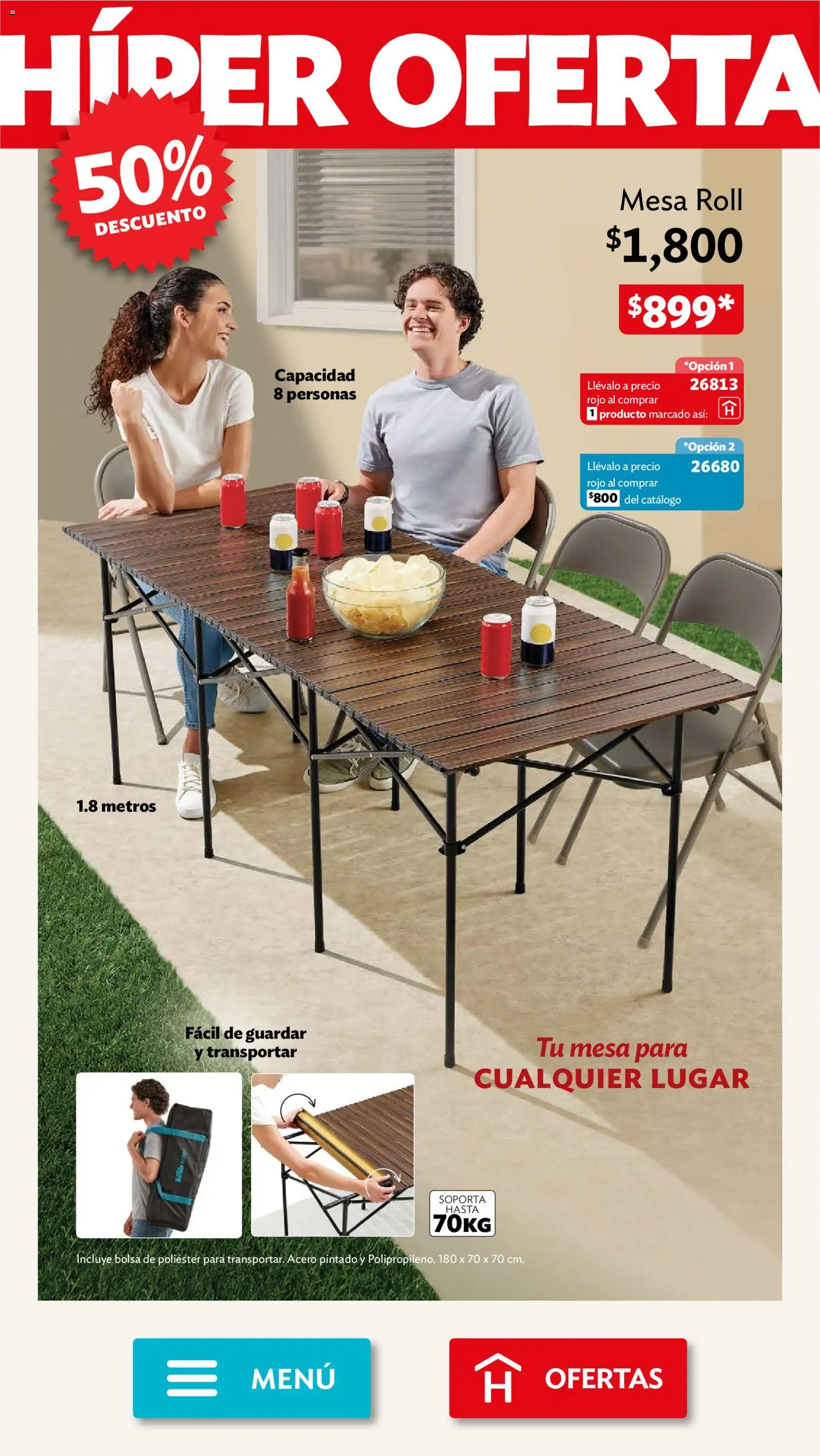Vista previa las ofertas de la tienda Betterware - Betterware campaña 10 2026 desde el 28/09/2026 - Bolsa, Mesa