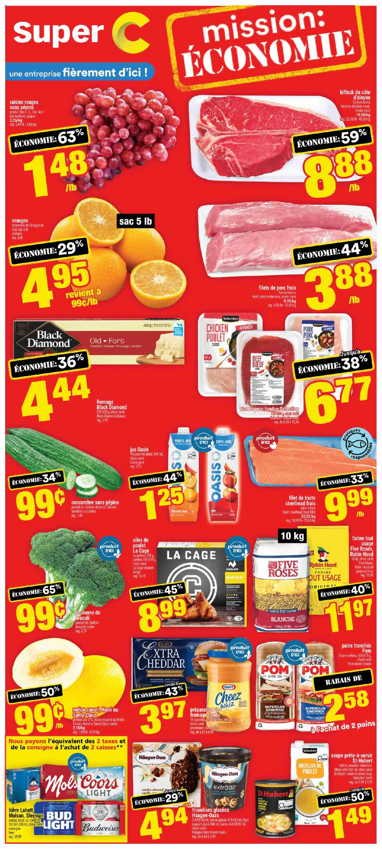 Preview of leaflet Super C weekly flyer / circulaire from shop Super C is valid from Sep 24, 2026