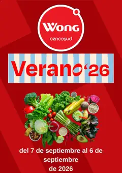 Vista previa de Wong catálogo de la tienda Wong válido desde 07/09/2026