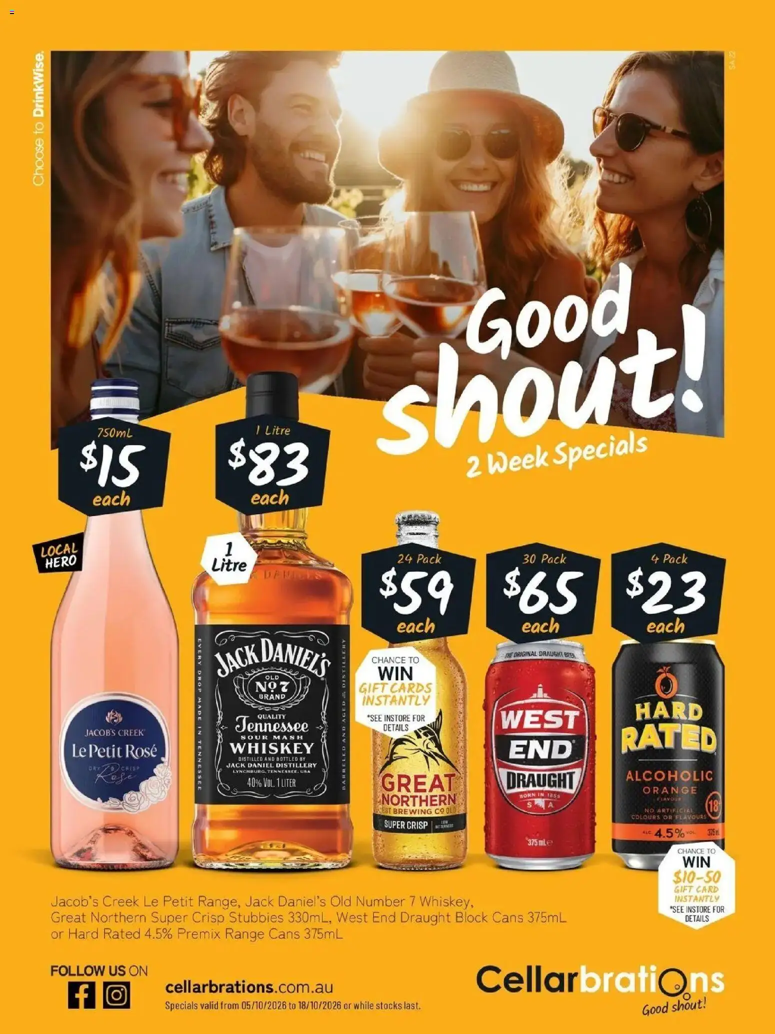 Preview of catalogue Cellarbrations catalogue Andamooka from shop Cellarbrations valid 05/10/2026