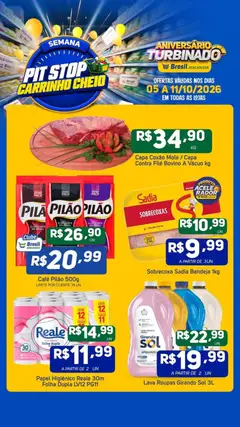 Pré-Visualização do folheto "Brasil Atacadista - Ofertas da semana" da loja Brasil Atacadista válido a partir de 05/10/2026