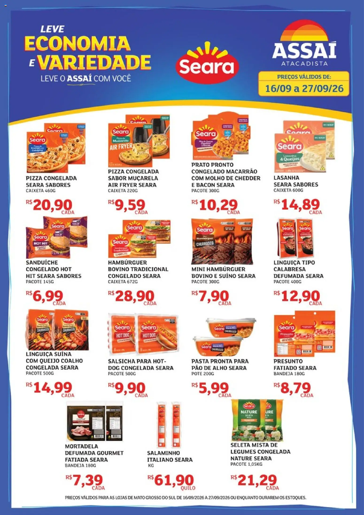 Pré-Visualização do folheto "Assaí Atacadista ofertas - MS" da loja Assaí Atacadista válido a partir de 16/09/2026