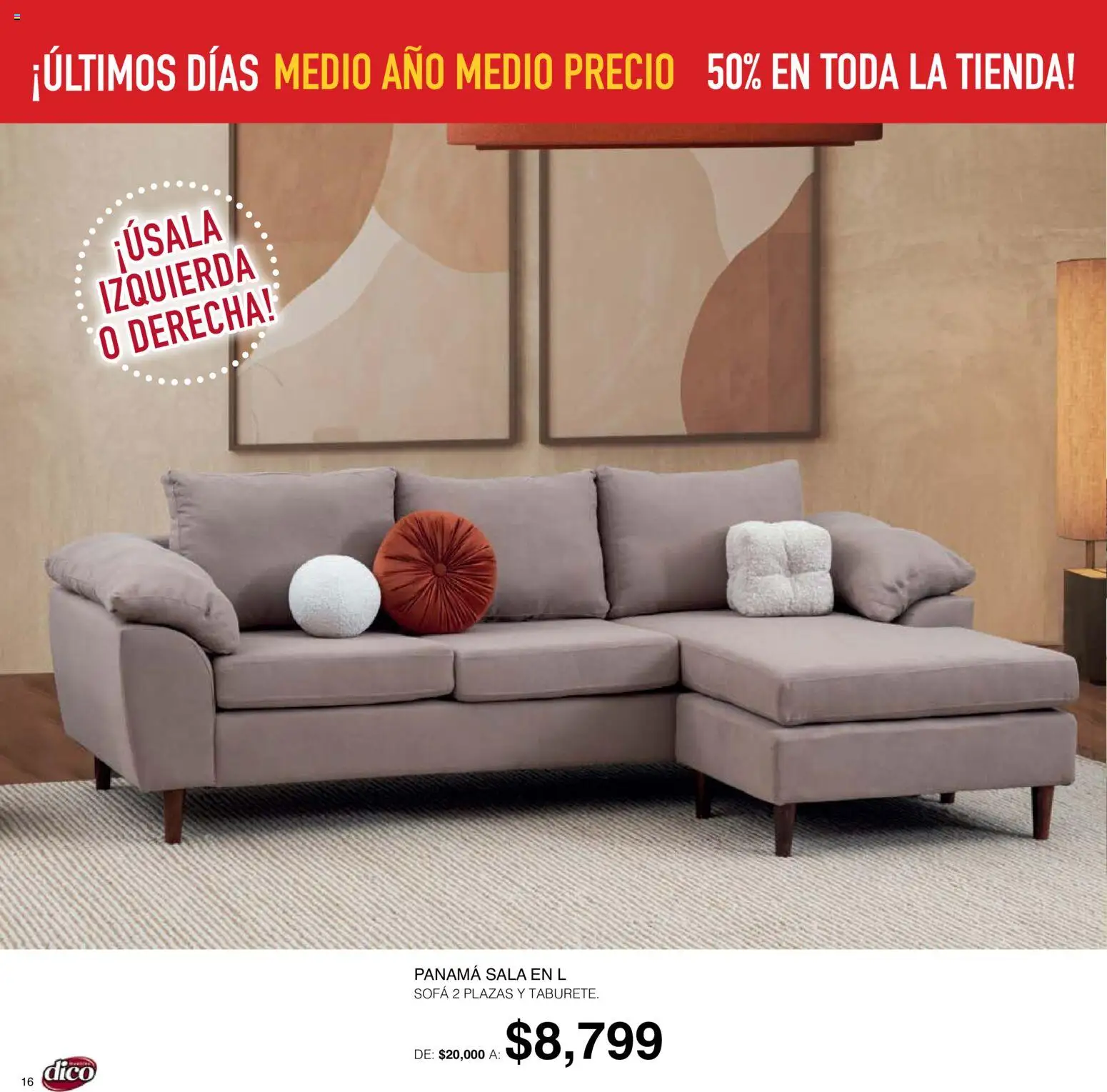Vista previa las ofertas de la tienda Muebles Dico - Muebles Dico catálogo desde el 01/10/2026 