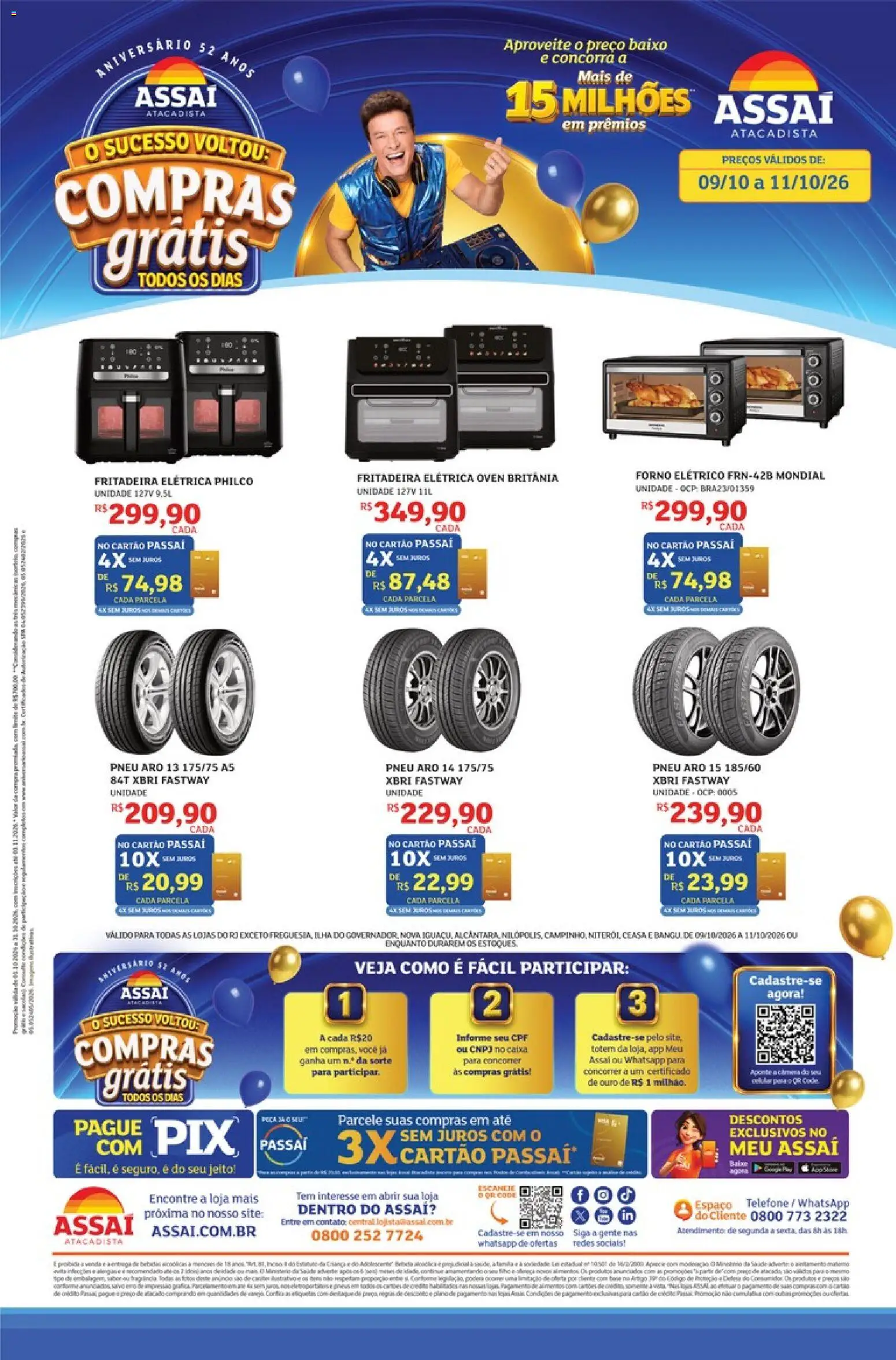 Pré-Visualização do folheto "Assaí Atacadista ofertas - RJ" da loja Assaí Atacadista válido a partir de 09/10/2026