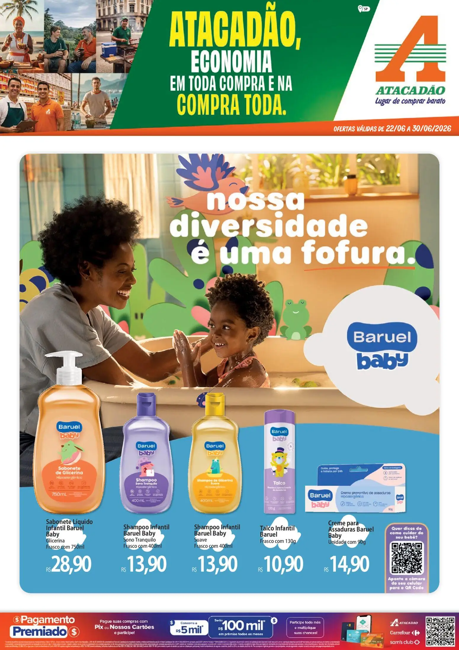 Pré-Visualização do folheto "Atacadão ofertas - SP" da loja Atacadão válido a partir de 22/06/2026