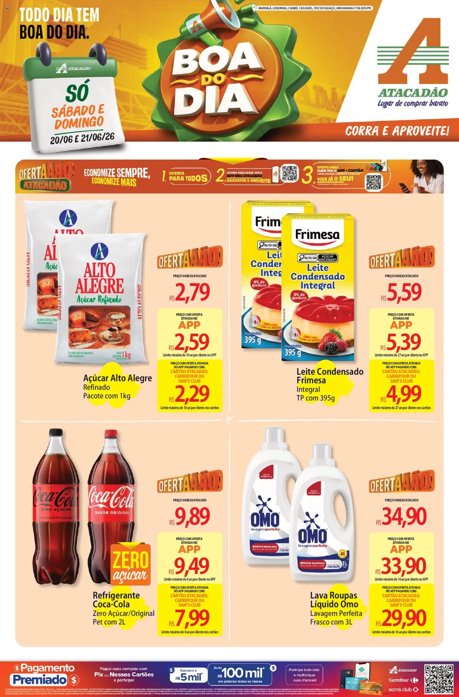 Pré-Visualização do folheto "Atacadão ofertas - PR" da loja Atacadão válido a partir de 20/06/2026