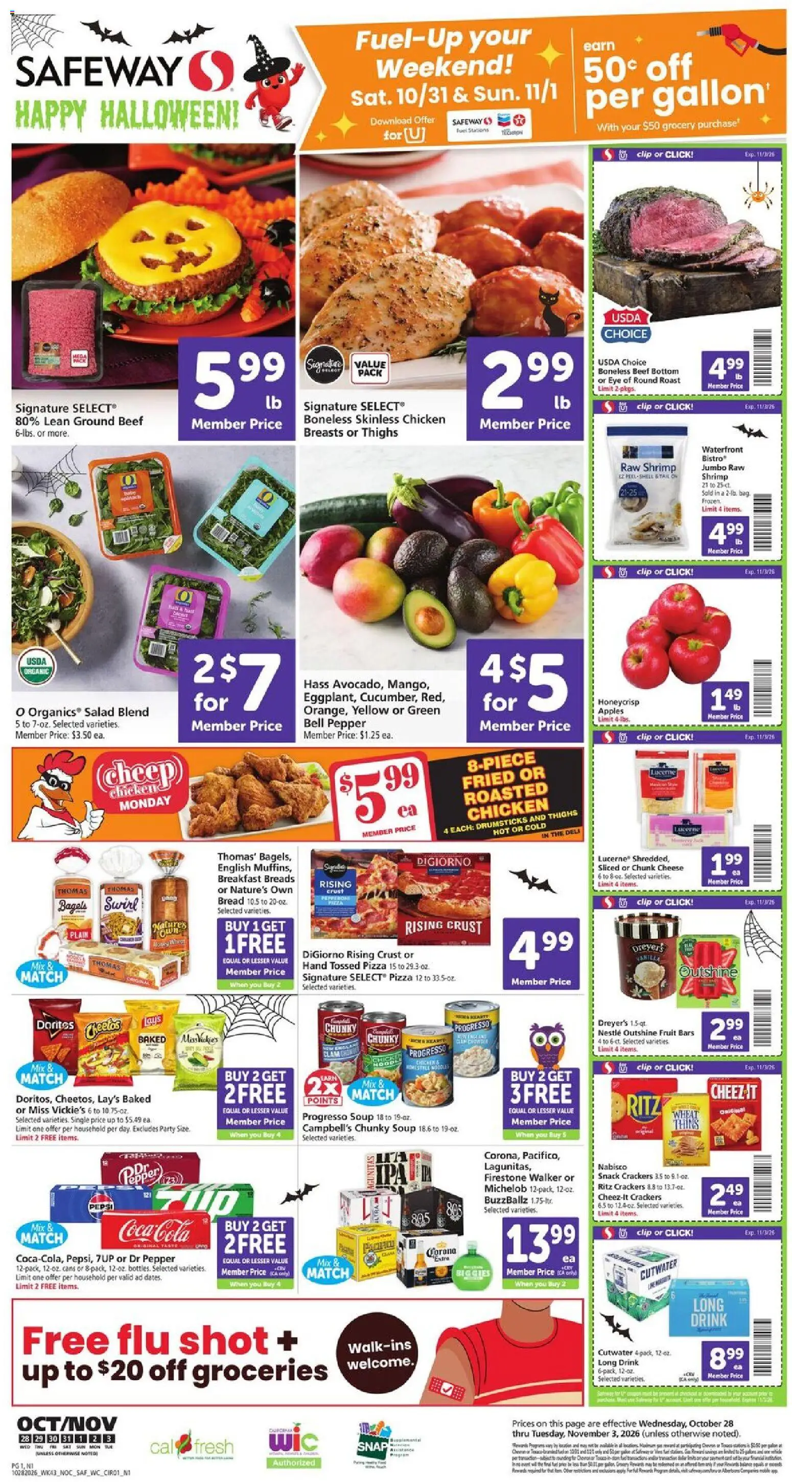 Ad Preview of Safeway Safeway Weekly Ad from 10/28/2026