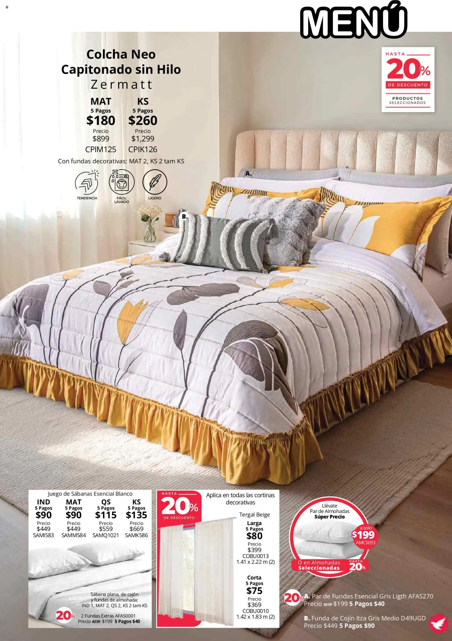 Vista previa las ofertas de la tienda Colchas Concord - Colchas Concord catálogo desde el 01/08/2026 